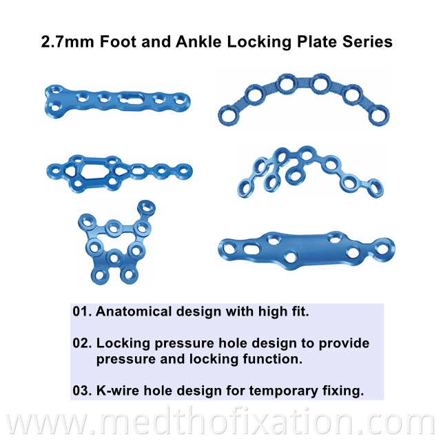 2.7mm locking plate